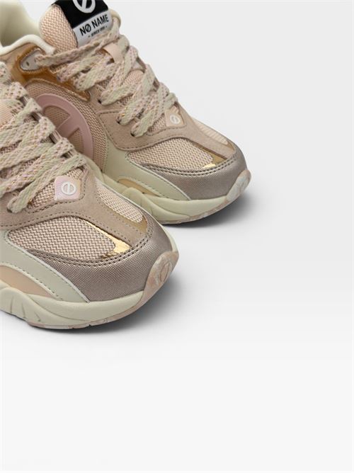 Sneakers chunky multicolor con dettagli rosa e oro NO NAME | KRAZEE RUNNERKNITS/STAMP/SDEPINK/MERCURE/PINK